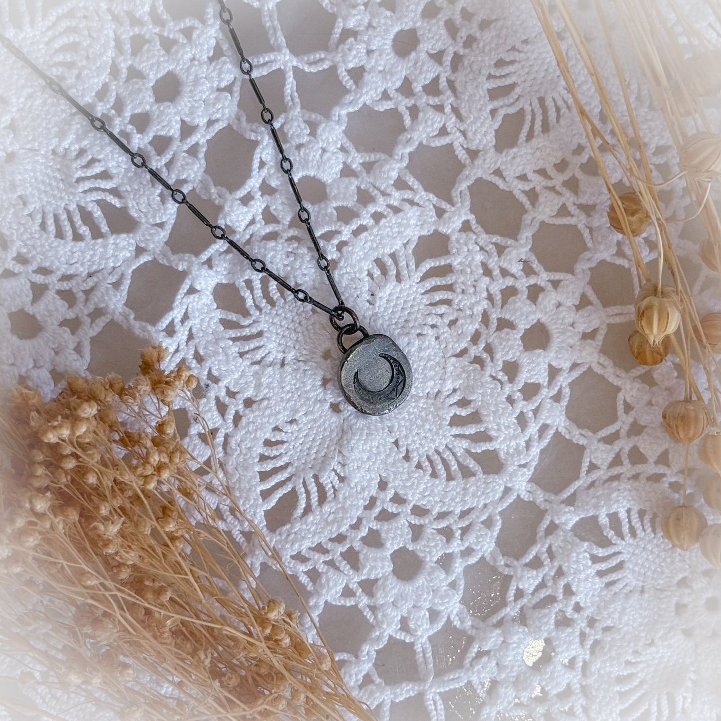 Luna Pendant (Recycled Sterling Silver) - Ready to Ship