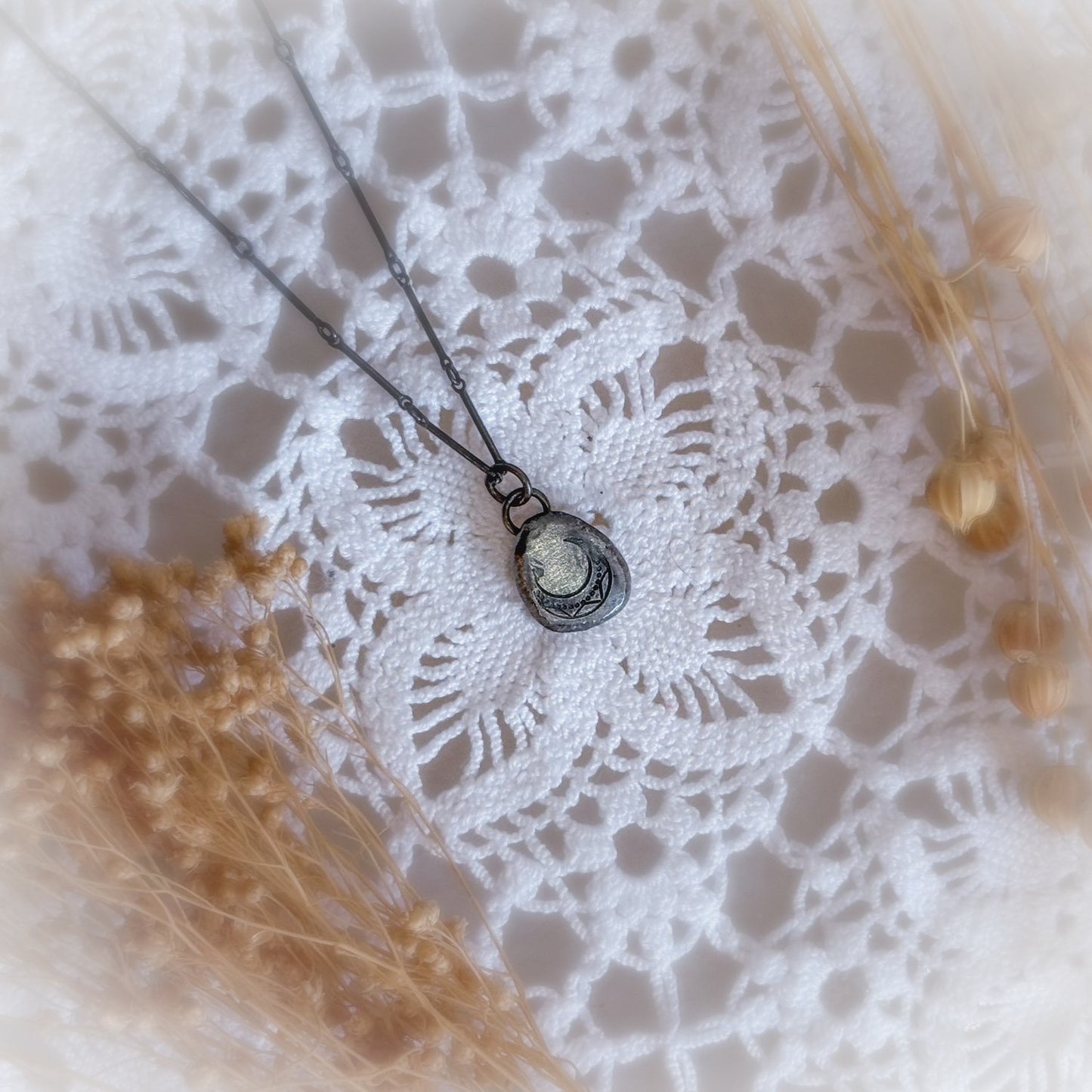 Luna Pendant (Recycled Sterling Silver) - Ready to Ship