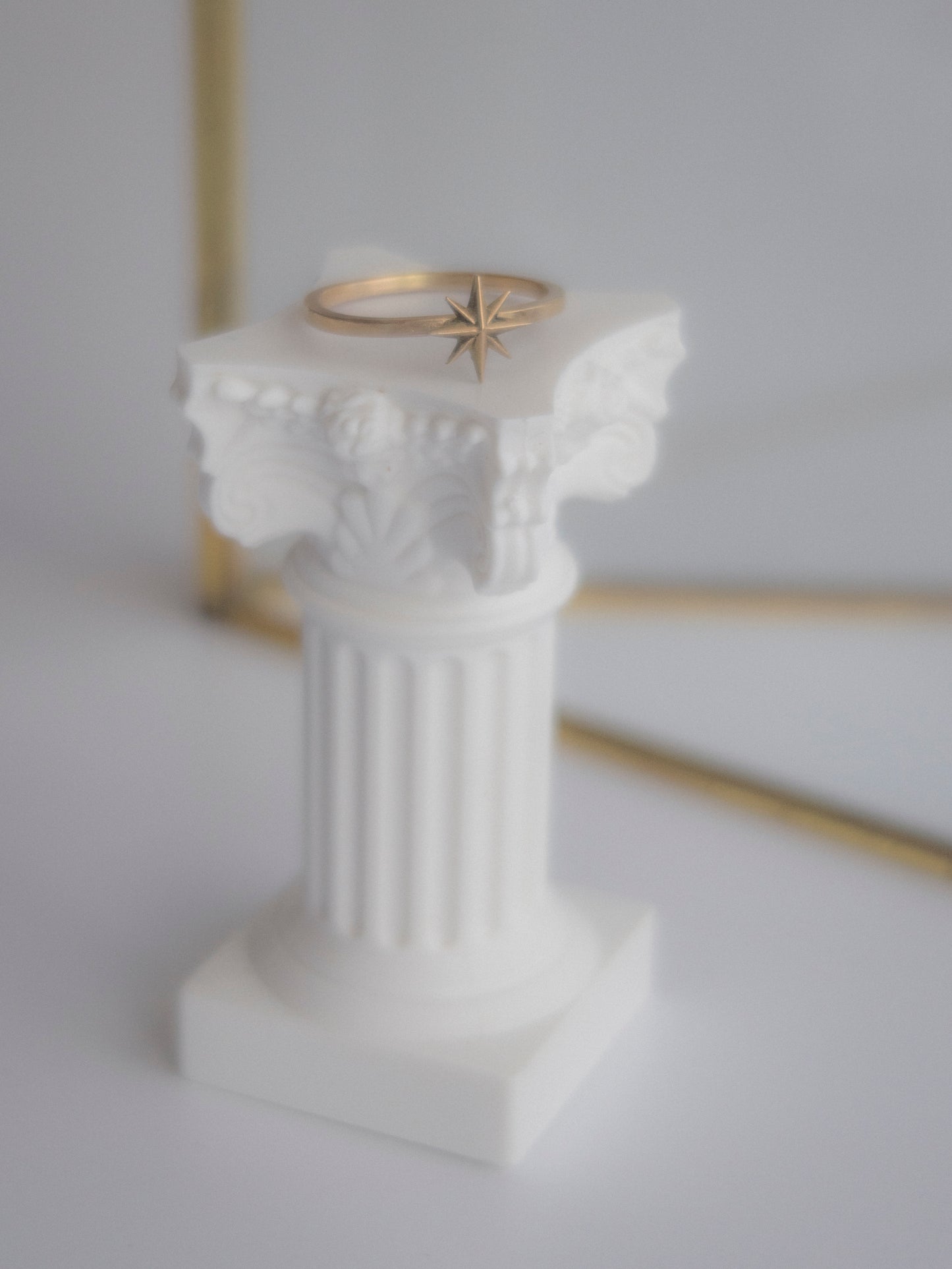 Stella - Small Ring - 18k Solid Gold - Made to Order