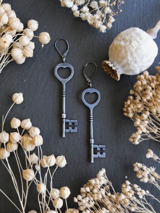 The Key - Earrings - Made to Order