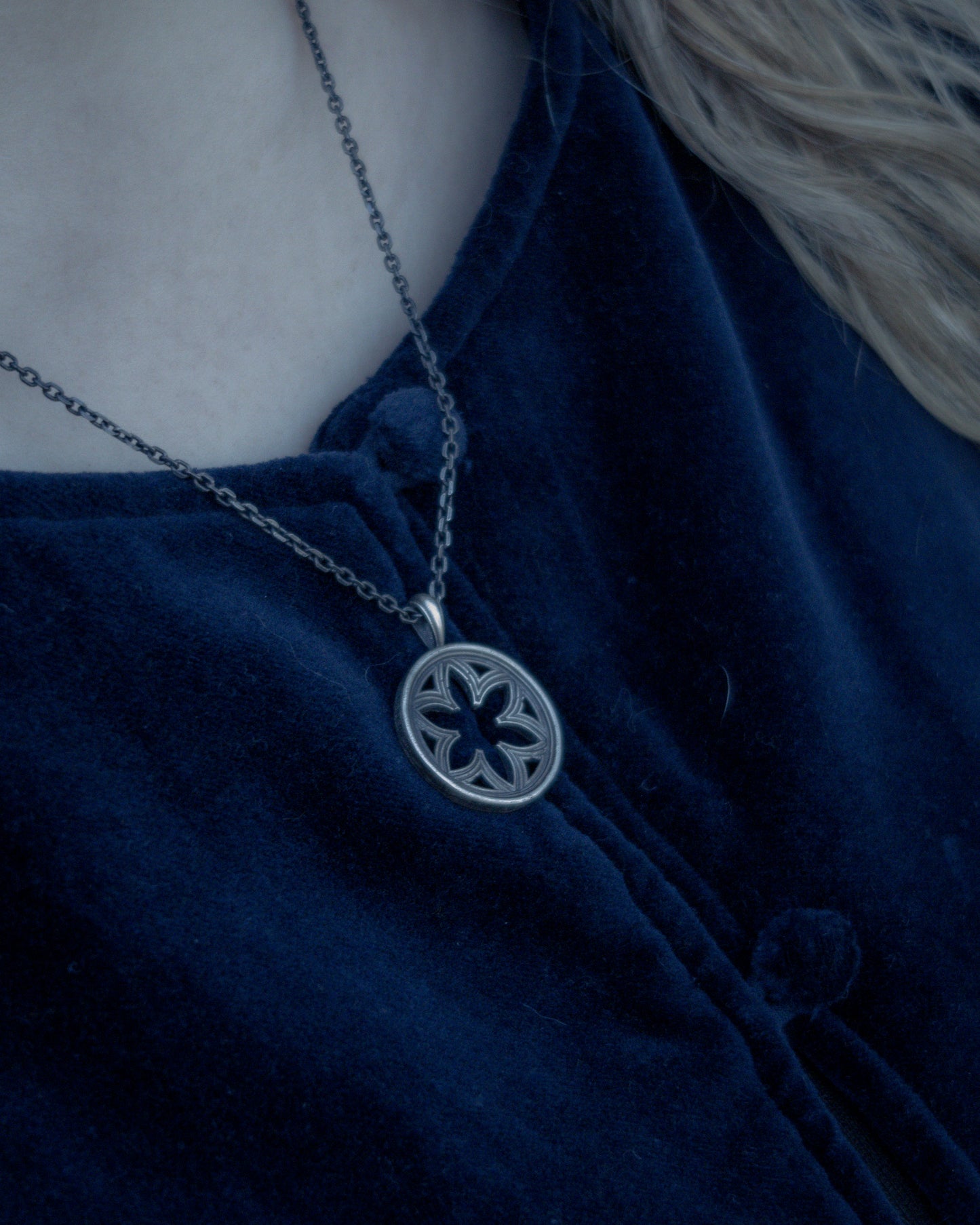 Hexafoil Window - Necklace - Made to Order