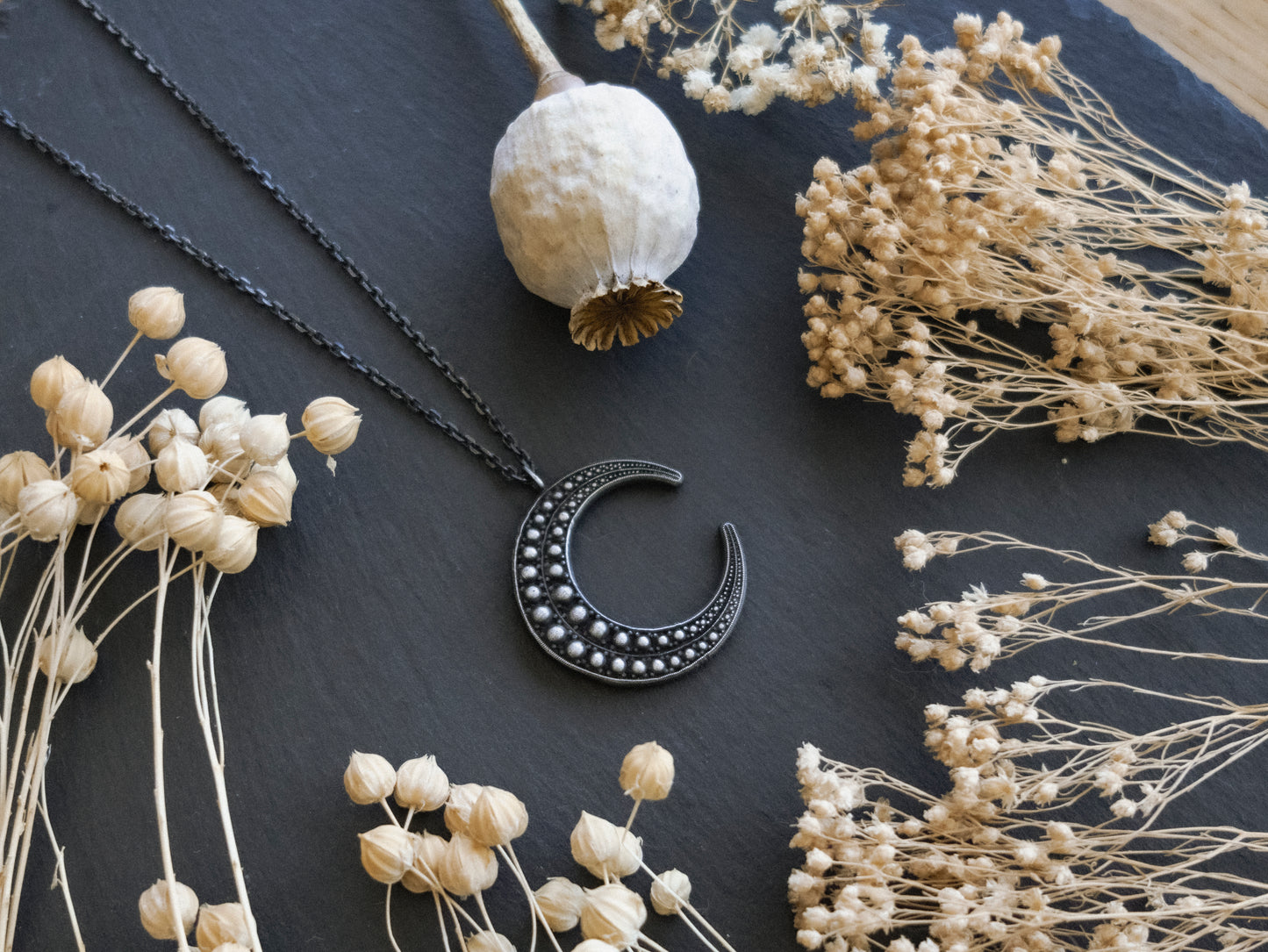 The Moon - Necklace - Made to Order