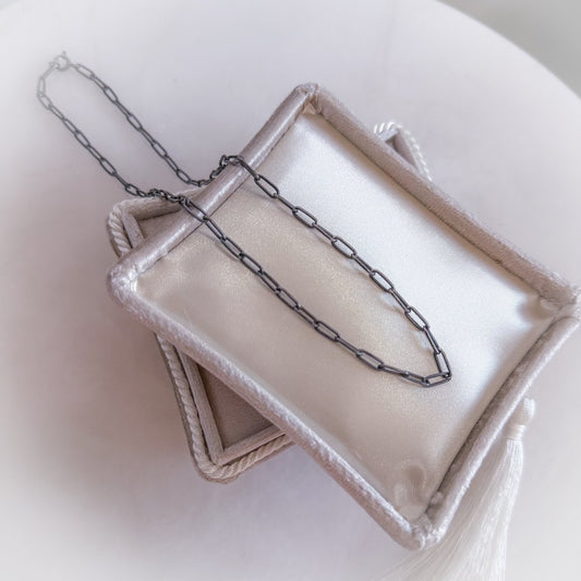 Paperclip Sterling Silver Chain