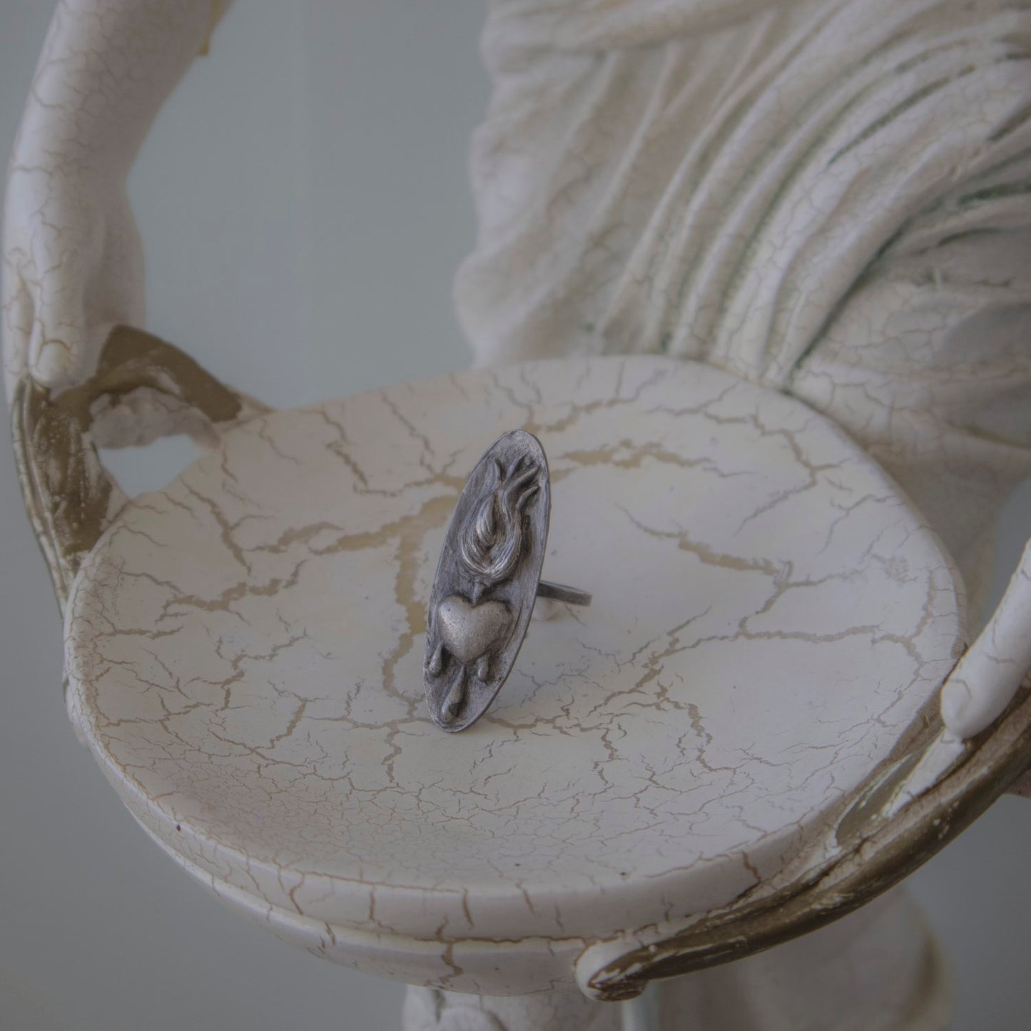 Bague Coeur de Coupes - Fabriquée sur commande 