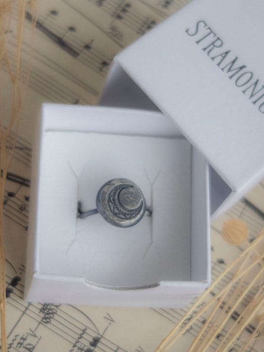 Luna Adjustable Ring (Recycled Sterling Silver) - Made to Order