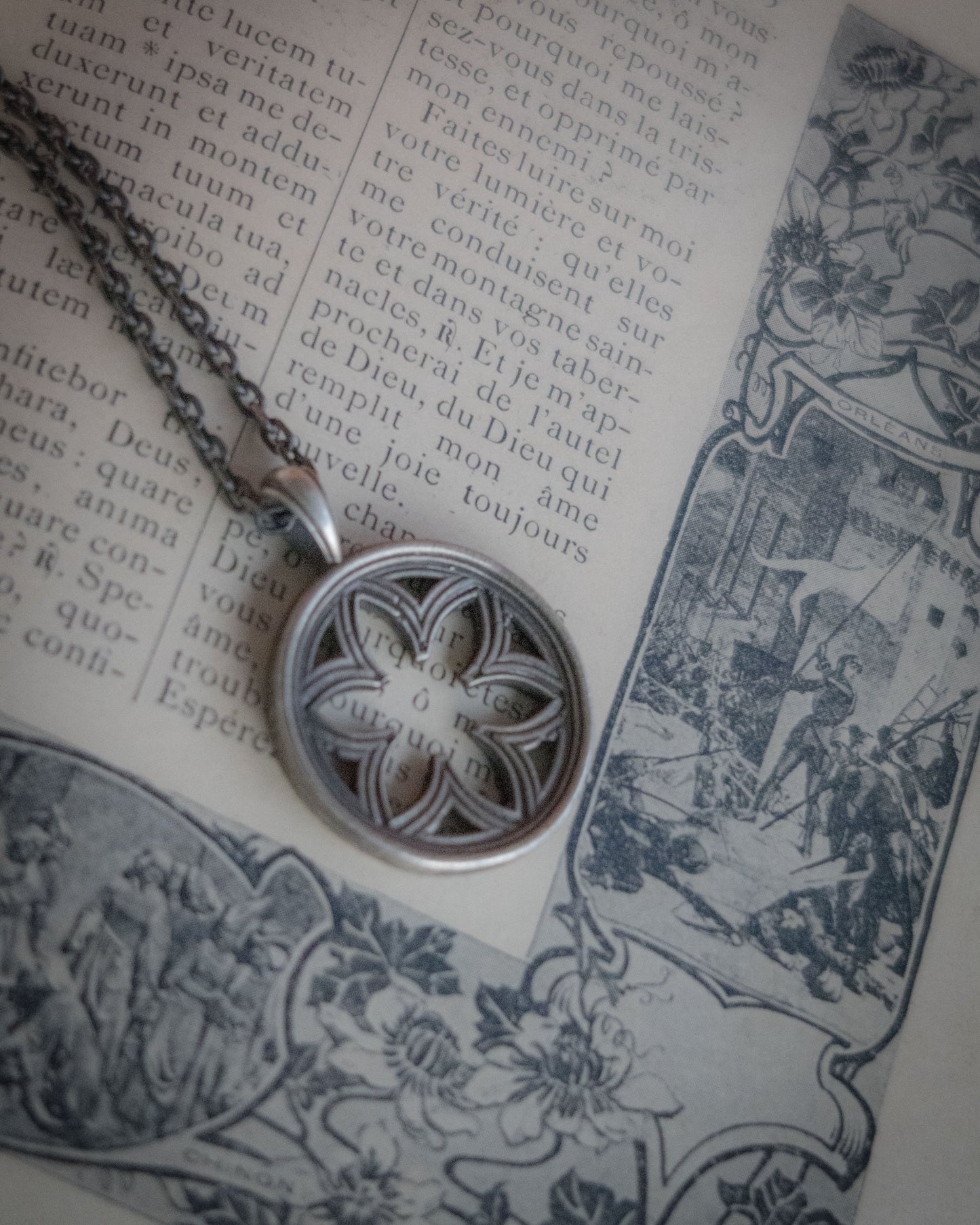 Hexafoil Window - Necklace - Made to Order