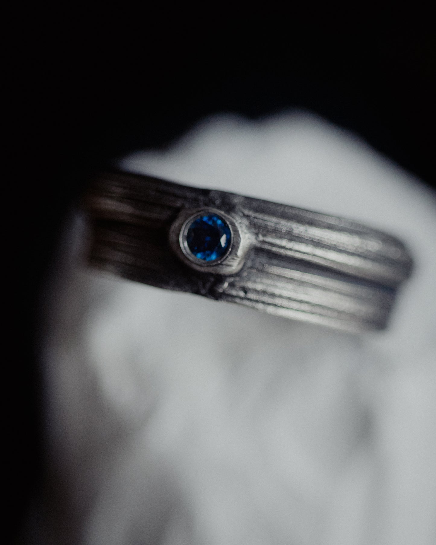 Blue Valentine - US 10.5 OOAK Ring - Ready to Ship