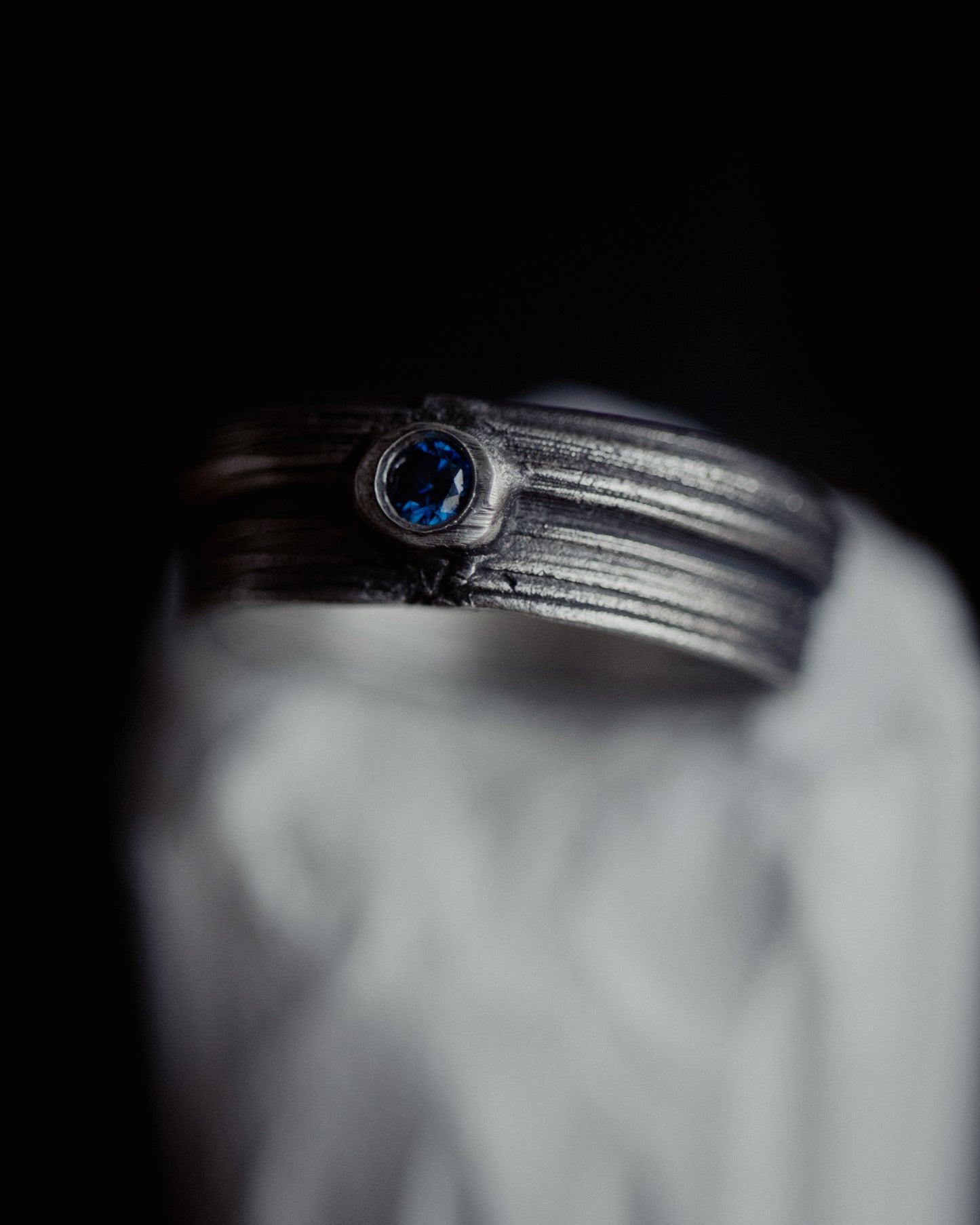 Blue Valentine - US 10.5 OOAK Ring - Ready to Ship