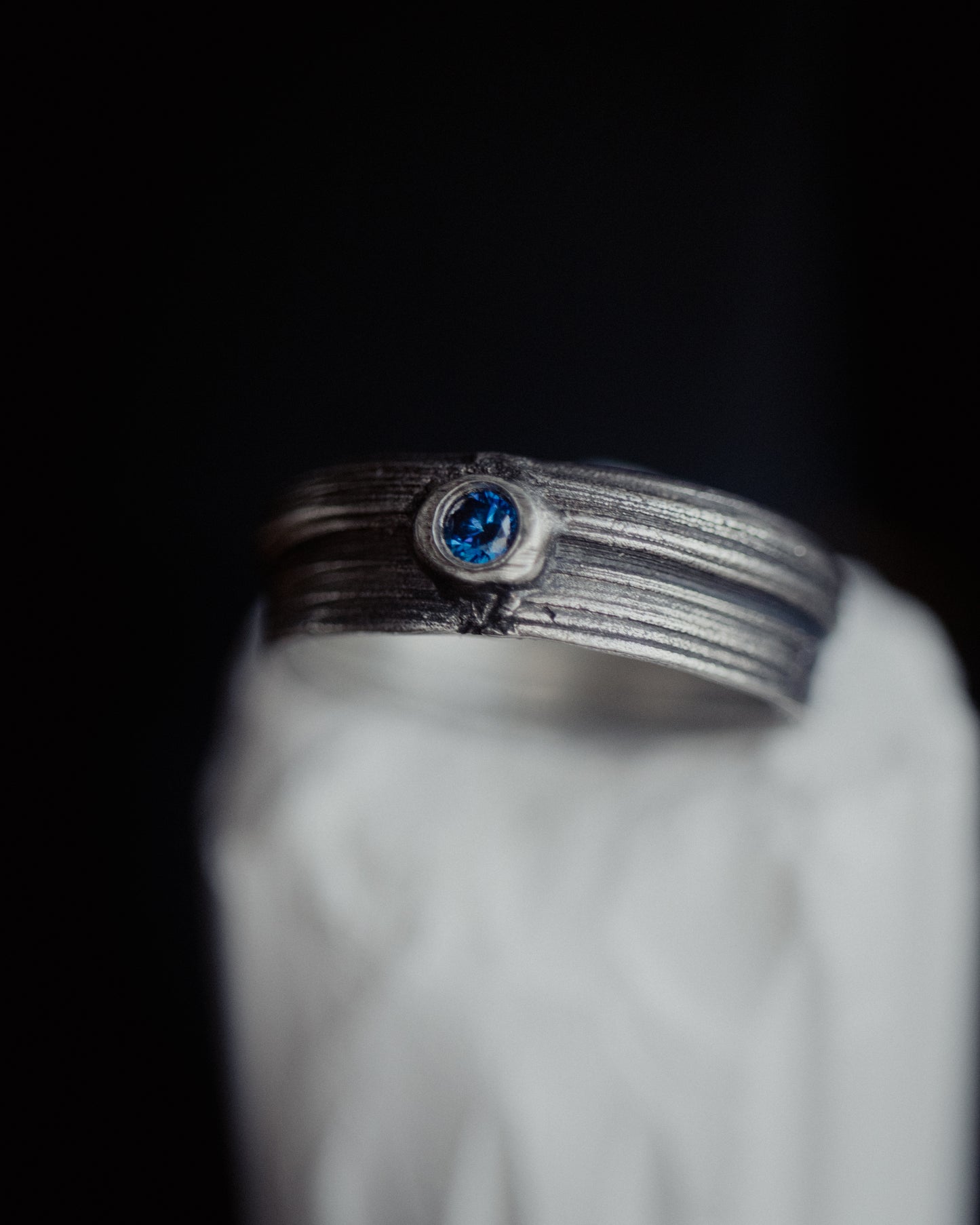 Blue Valentine - US 10.5 OOAK Ring - Ready to Ship