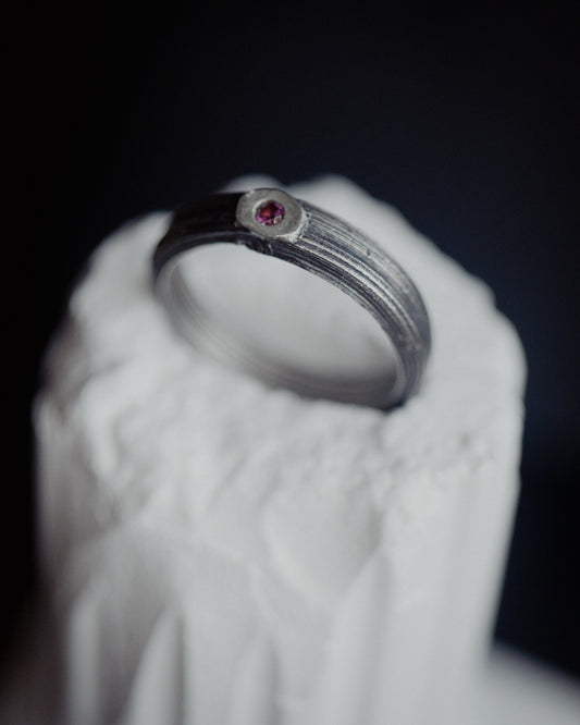 Red Valentine - Size US 7.25 OOAK Ring - Ready to Ship